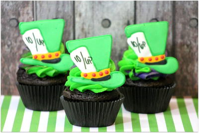 Mad Hatter Cupcake