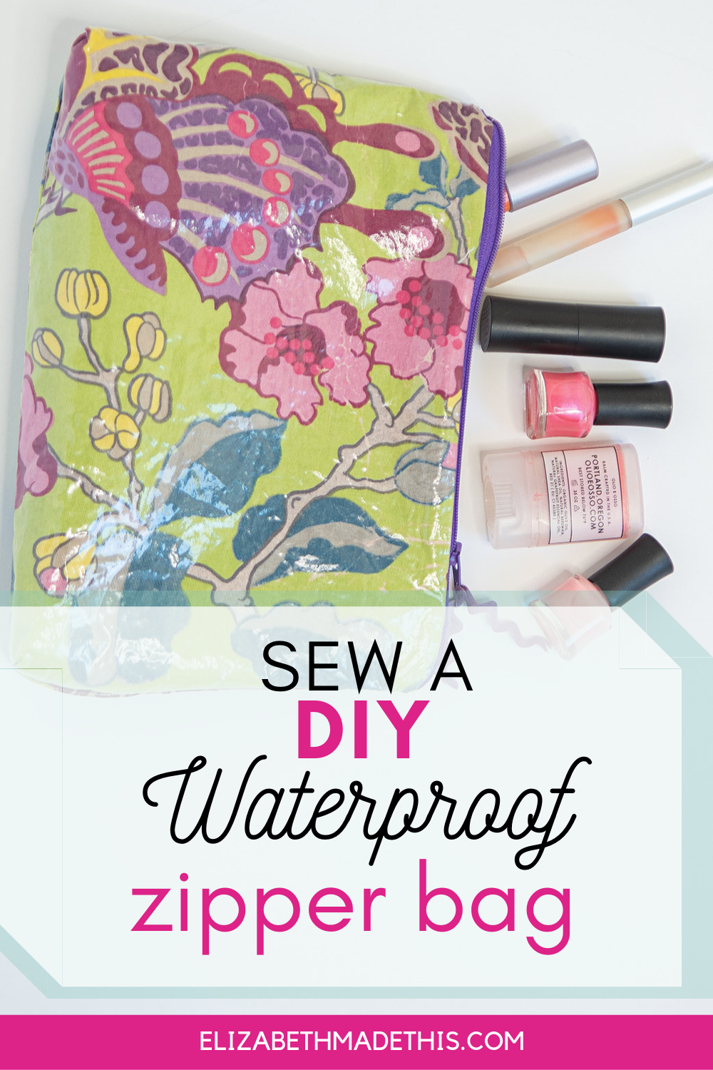 Sew A Waterproof Zipper Bag | AllFreeSewing.com