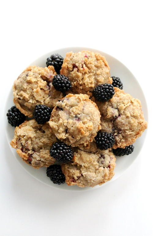 Gluten-free Blackberry Muffins (vegan, Allergy-free)