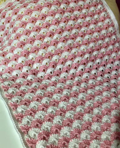 Timeless Lacy Shell Crochet Blanket