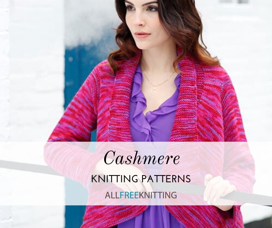 Cashmere Knitting Patterns SAMPLE KNITTING For CARDIFF CASHMERE And