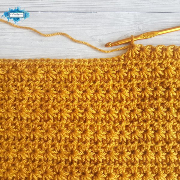 Crochet Star Stitch | Crafting Happiness