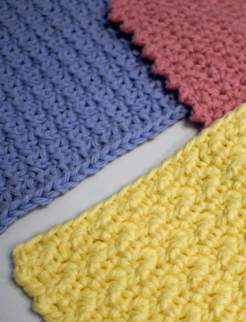 Pretty Textured Washcloths