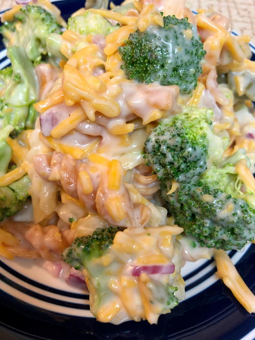 Broccoli Cheddar Pasta Salad