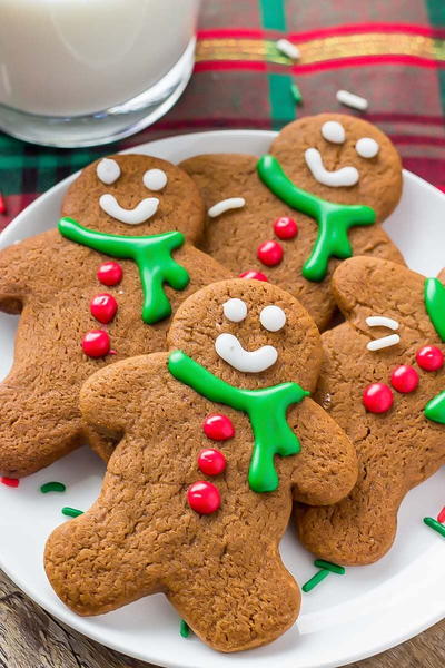 Gingerbread Man Christmas Cookies