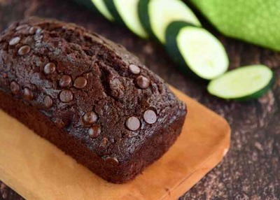 Chocolate Zucchini Bread With Chocolate Chips