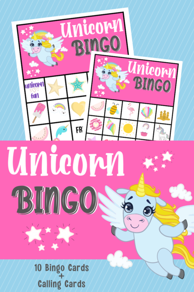 Free Printable Unicorn Bingo Game