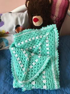 Granny Square Corners Jacobs Ladder Afghan