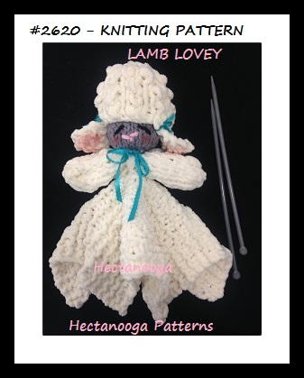 Little Lamb Lovey Security Blanket Doll