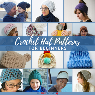 60 Free Crochet Hat Patterns Beginner and Easy AllFreeCrochet