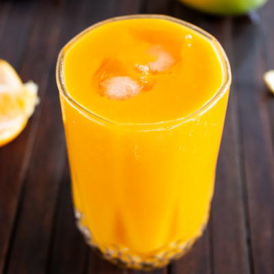 Homemade Orange Mango Juice