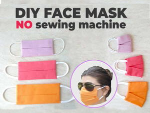 Diy Face Mask Without Sewing Machine