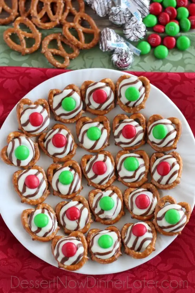 M&M Pretzel Treats