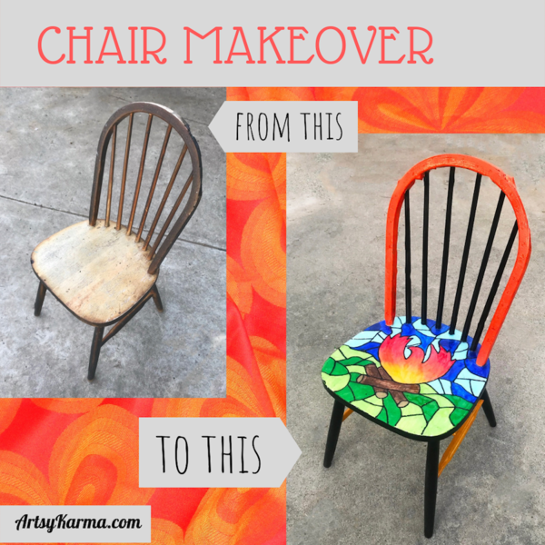 Chair Makeover | DIYIdeaCenter.com