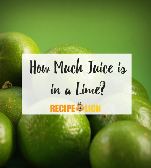 How Much Juice in a Lime