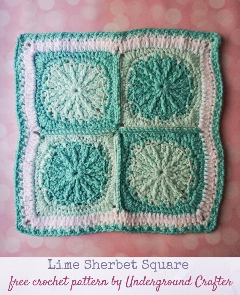 Crochet Pattern: Double Crochet Granny Square - Underground Crafter