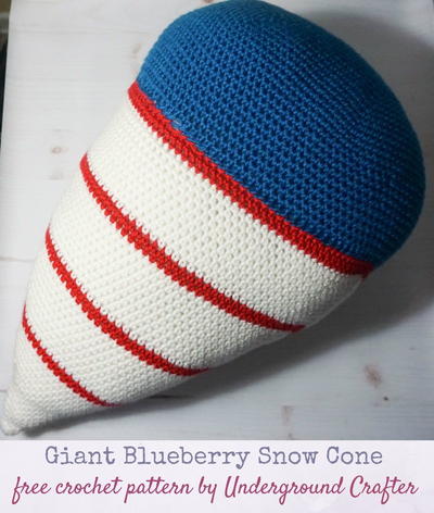 Giant Blueberry Snow Cone