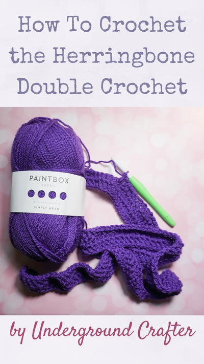 Herringbone Double Crochet