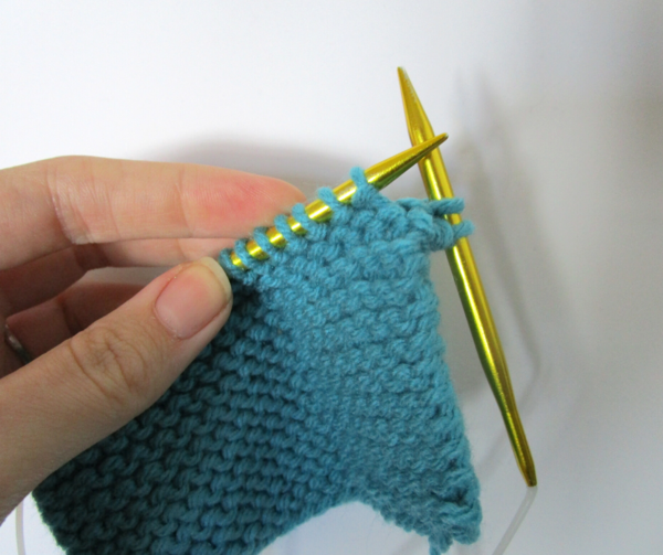 Suspended Bind Off Step 2