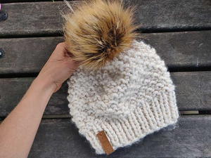 Snowflake Bulky Winter Hat