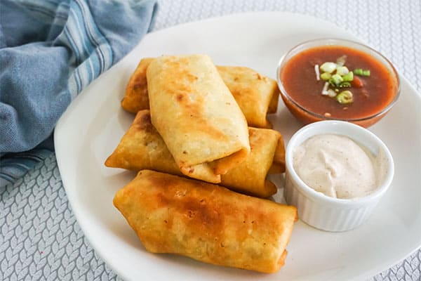 Easy Chicken Chimichangas