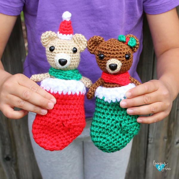 Mini Bears In Stockings