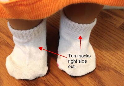 How to Make Doll Socks
