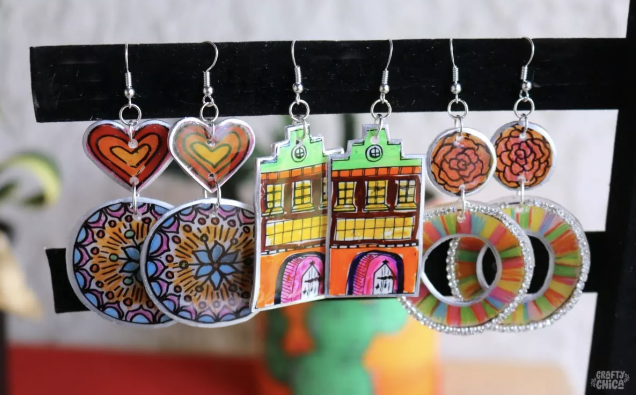 Shrink Plastic and Resin Jewelry