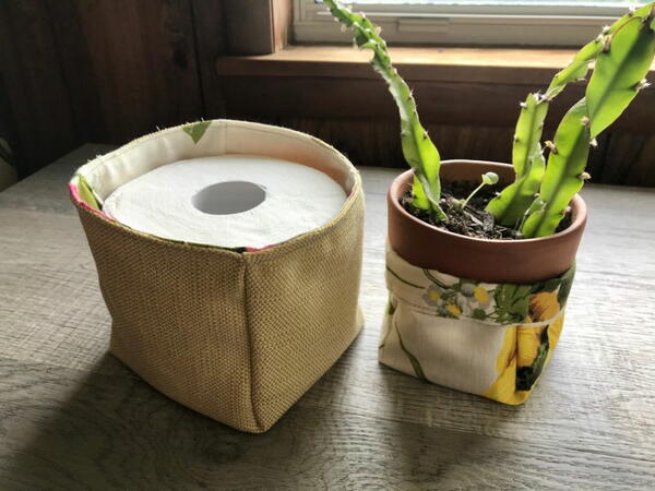 Easy Fabric Basket In Any Size