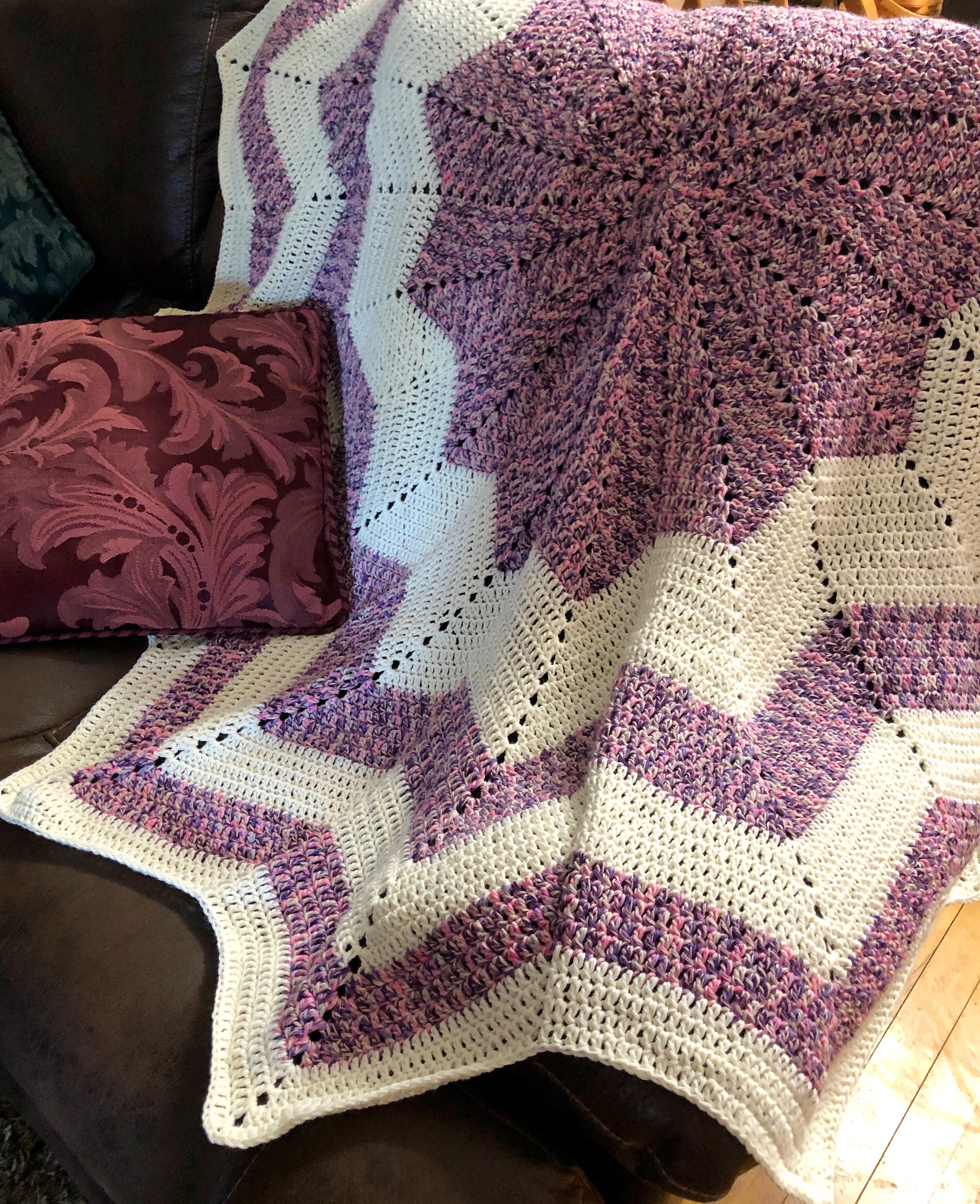 Crochet 12-point Star Blanket | AllFreeCrochetAfghanPatterns.com