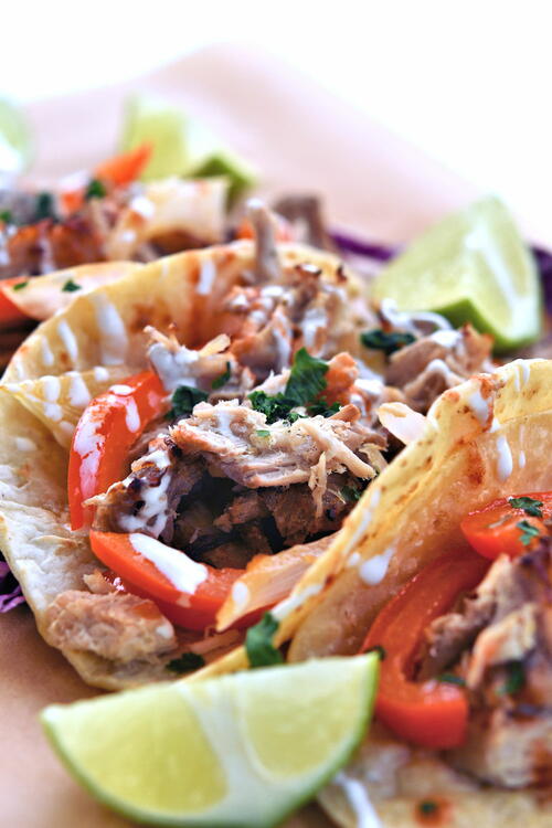 Pork Ribeye Roast Cuban Mojo Tacos | RecipeLion.com