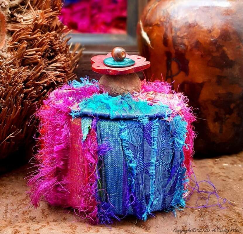 Boho Packing Tape Storage | FaveCrafts.com