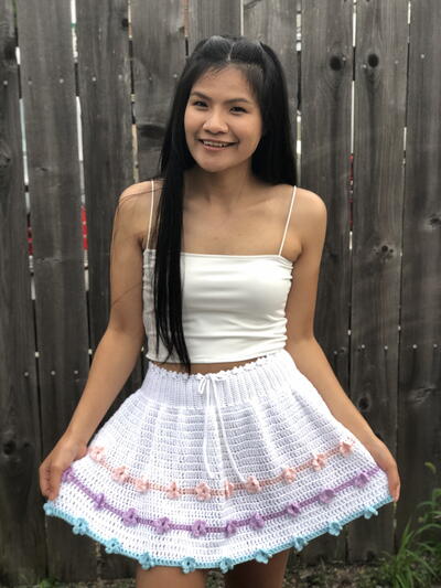 3d Flower Skirt