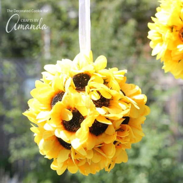 Sunflower Kissing Balls