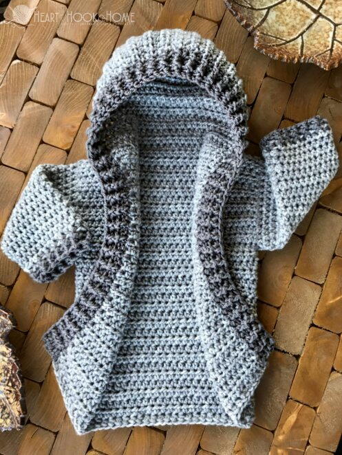 Child Sizes of the Basic V-Neck Sweater Crochet Pattern - Heart Hook Home