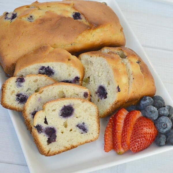 Best Blueberry Pound Cake