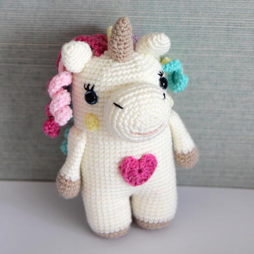 Ukie The Crochet Unicorn | AllFreeCrochet.com