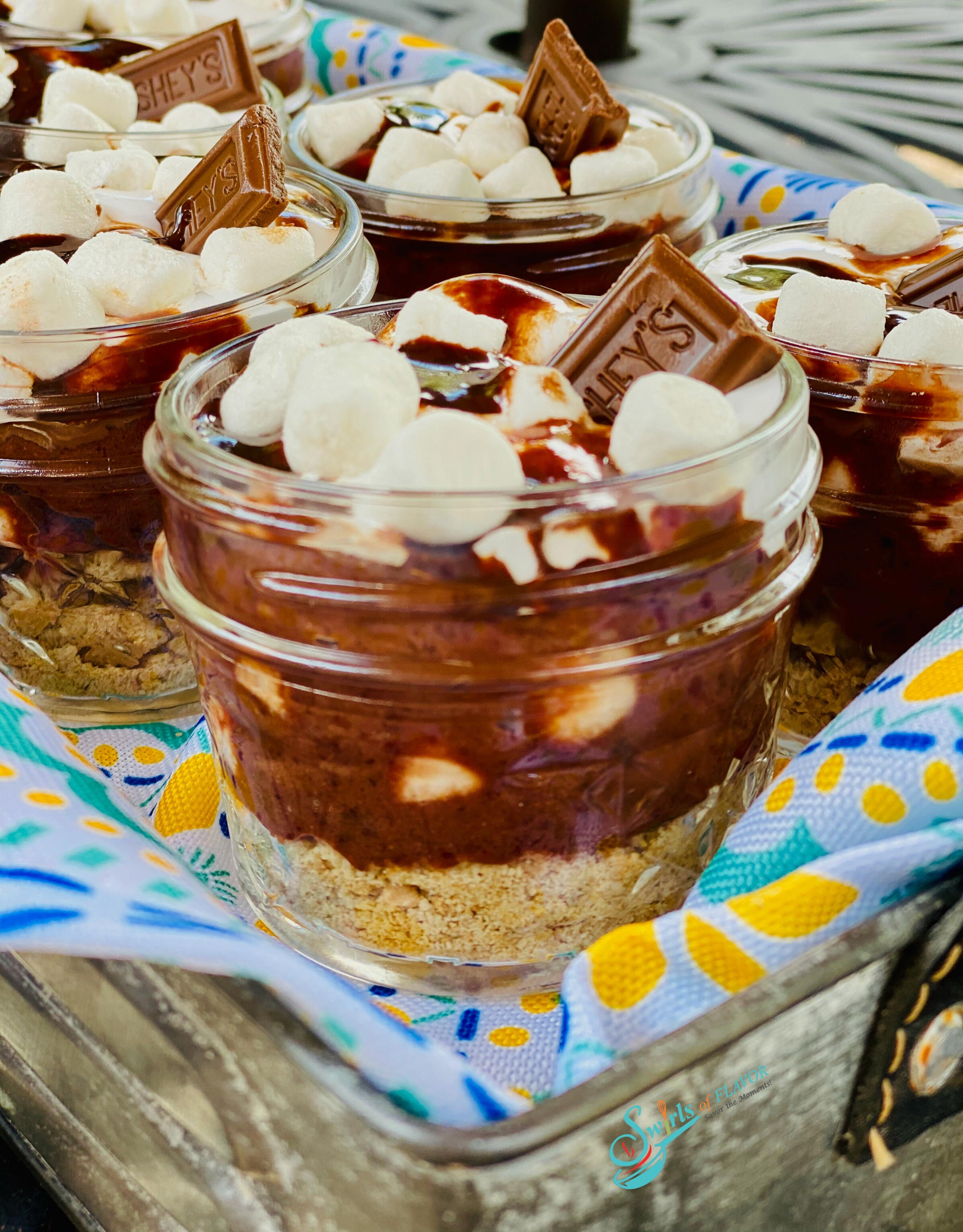 Smores Pudding Cups | TheBestDessertRecipes.com