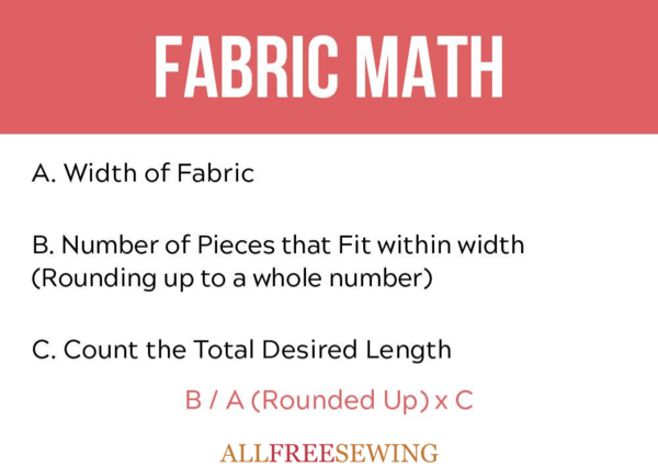 Fabric Math Chart