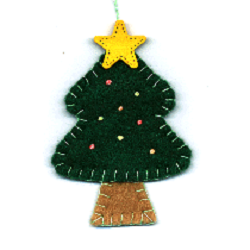 Felt Christmas Tree Ornament