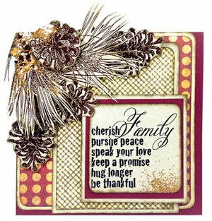 Cherish Family Holiday Card