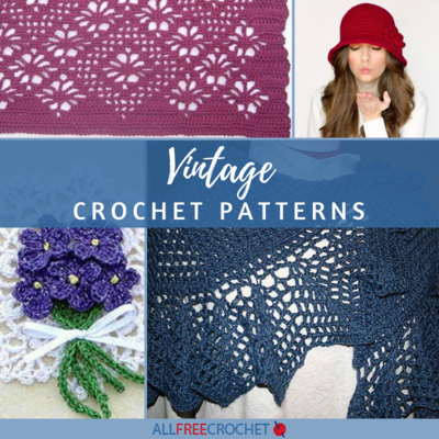 Flower Tank Top - Vintage Crochet Pattern, PDF