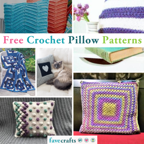 68 Free Crochet Pillow Patterns | FaveCrafts.com
