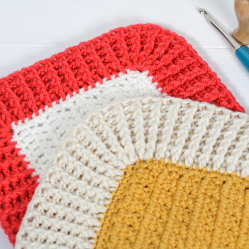 Simple Rib Blanket Border | AllFreeCrochet.com