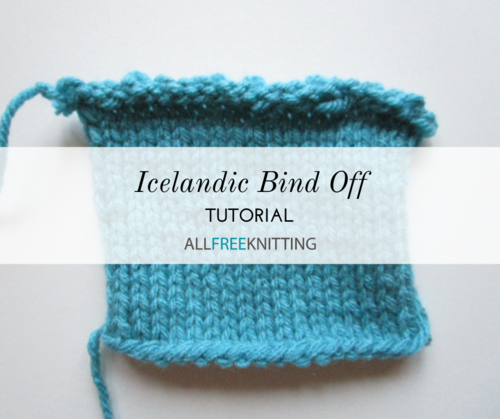 Icelandic Bind Off Tutorial
