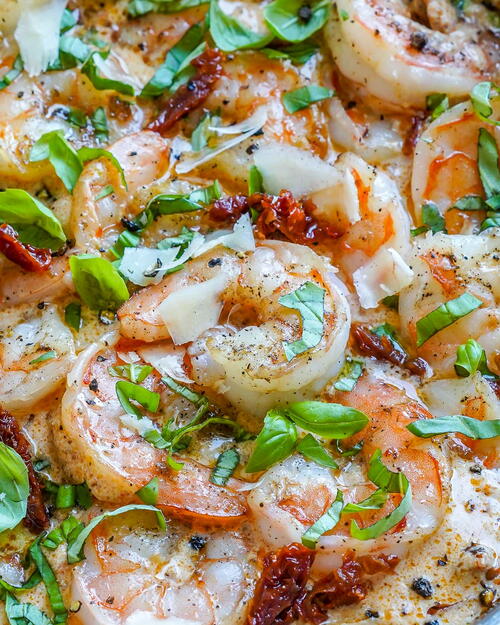 Creamy Garlic Shrimp With Parmesan – Easy Keto Recipe