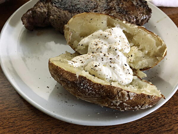 Baked Potato On The Grill