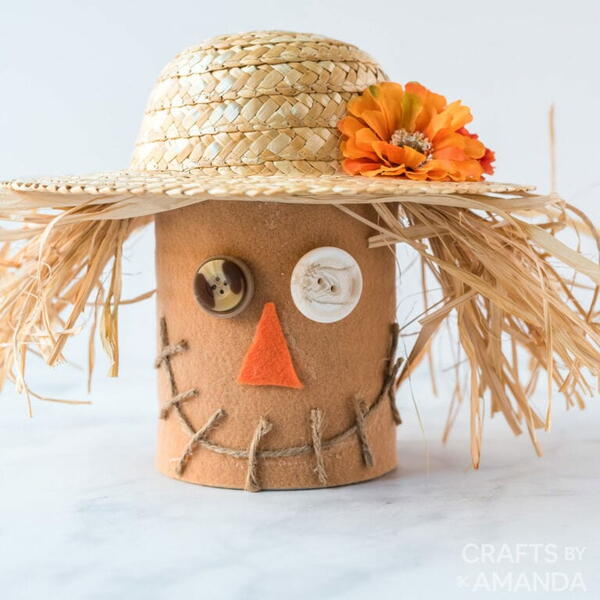 Coffee Can Scarecrow