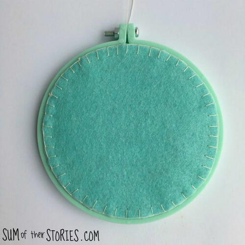 How To Back An Embroidery Hoop