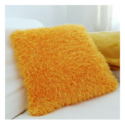 Shaggy Crochet Pillow